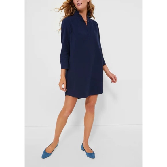 Pomander Place Dresses & Skirts - Tuckernuck POMANDER PLACE NWT French Navy Polly Shirt Dress Women’s Size XS